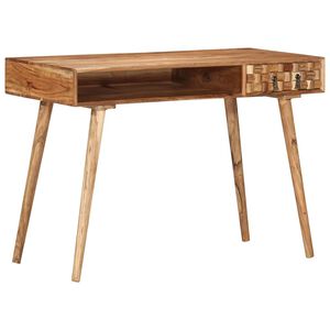 vidaXL Bureau 110x50x76 cm Bois d'acacia massif