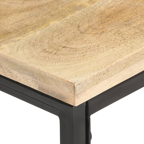vidaXL Table d'appoint 40x40x35 cm Bois de manguier massif