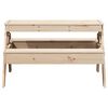 vidaXL Table de pique-nique pour enfants 88x97x52cm bois massif de pin