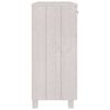 vidaXL Buffet HAMAR Blanc 85x35x80 cm Bois massif de pin