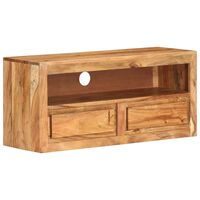 vidaXL Meuble TV 88x30x40 cm Bois d'acacia massif