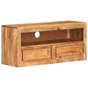 vidaXL Meuble TV 88x30x40 cm Bois d'acacia massif