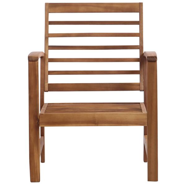 vidaXL Salon de jardin 4 pcs Bois d'acacia solide
