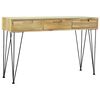 vidaXL Table console 120x35x76 cm Teck massif