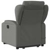 vidaXL Fauteuil inclinable de massage gris fonc&eacute; tissu