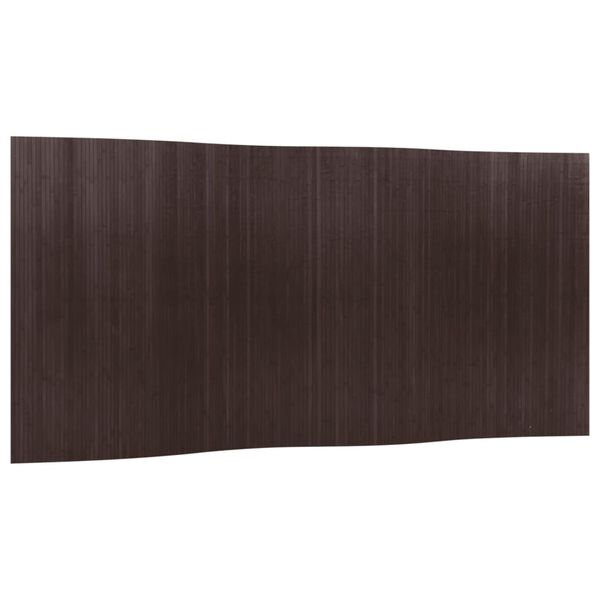 vidaXL Cloison de s&eacute;paration marron fonc&eacute; 165x400 cm bambou