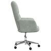 vidaXL Chaise de relaxation Gris clair Velours