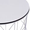 vidaXL Table basse 3 pcs Blanc