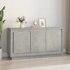 vidaXL Buffet gris béton 102x35x55 cm bois d'ingénierie