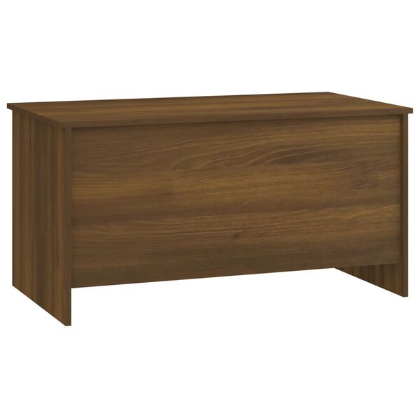 vidaXL Table basse Ch&ecirc;ne marron 102x55,5x52,5 cm Bois d'ing&eacute;nierie
