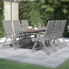 vidaXL Ensemble à manger de jardin 7 pcs Bois d'acacia solide