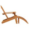 vidaXL Chaises Adirondack de jardin repose-pieds lot de 2 Bois acacia