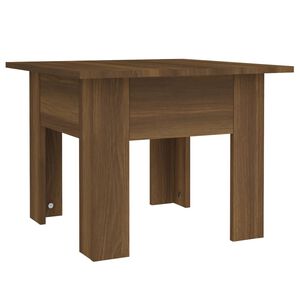vidaXL Table basse ch&ecirc;ne marron 55x55x42 cm bois d'ing&eacute;nierie