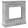 VidaXL Cadre de chemin&eacute;e gris b&eacute;ton 90x30x90 cm bois d'ing&eacute;nierie