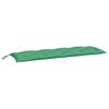 vidaXL Coussin de banc de jardin vert 150x50x7 cm tissu oxford