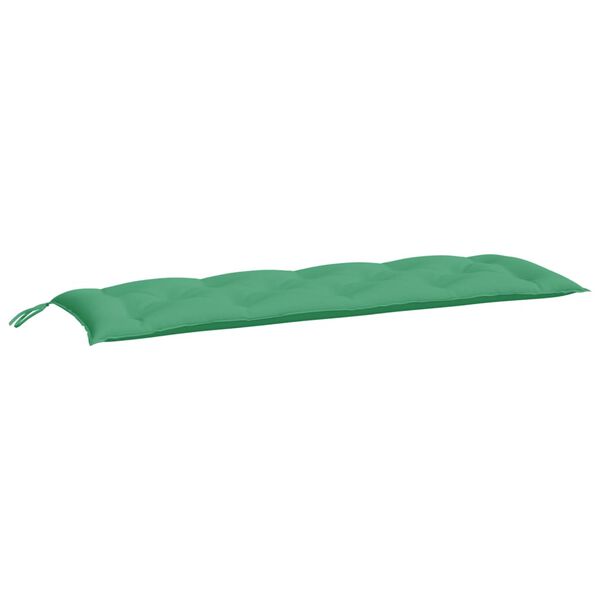 vidaXL Coussin de banc de jardin vert 150x50x7 cm tissu oxford