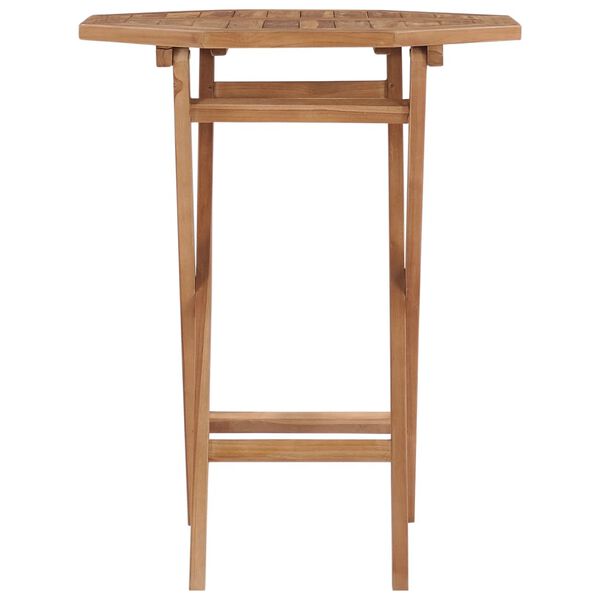 vidaXL Table pliable de jardin 60x60x75 cm Bois de teck solide