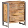vidaXL Buffet 60x35x70 cm Bois de manguier brut