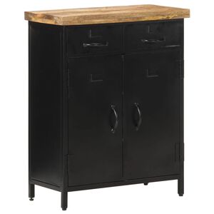 vidaXL Buffet 60x30x76 cm Bois de manguier brut