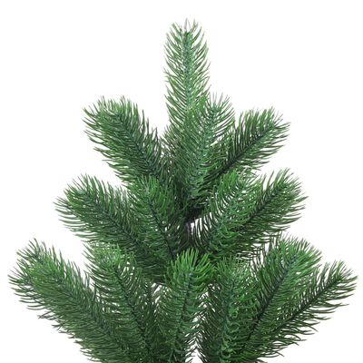 vidaXL Sapin de Noël artificiel Nordmann avec LED et boules Vert 150cm