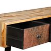 vidaXL Table console Teck massif de r&eacute;cup&eacute;ration 120 x 30 x 76 cm