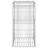 vidaXL Poteaux &agrave; panier de gabion 2 pcs 50x50x100 cm Fer