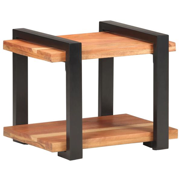 vidaXL Table de chevet 50x40x40 cm Bois d'acacia massif