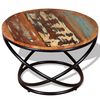 vidaXL Table basse Bois de r&eacute;cup&eacute;ration massif 60x60x40 cm