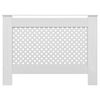 vidaXL Cache-radiateur Blanc 112x19x81,5 cm MDF