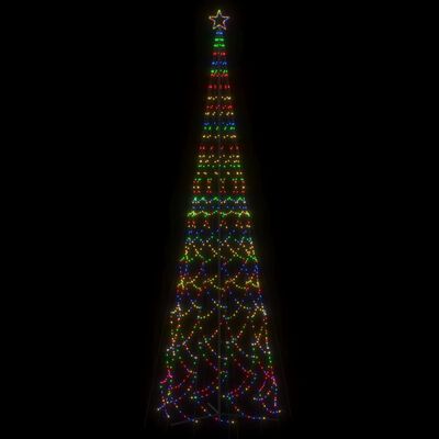 vidaXL Arbre de Noël cône 3000 LED coloré 230x800 cm