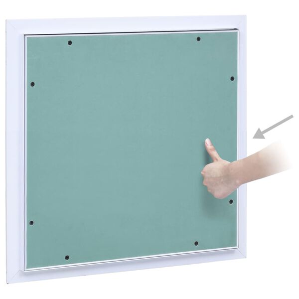 vidaXL Panneau d'accès Cadre en aluminium plaque de plâtre 400x400 mm