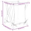 vidaXL Panier &agrave; linge blanc cr&egrave;me 45x55x63,5 cm bambou