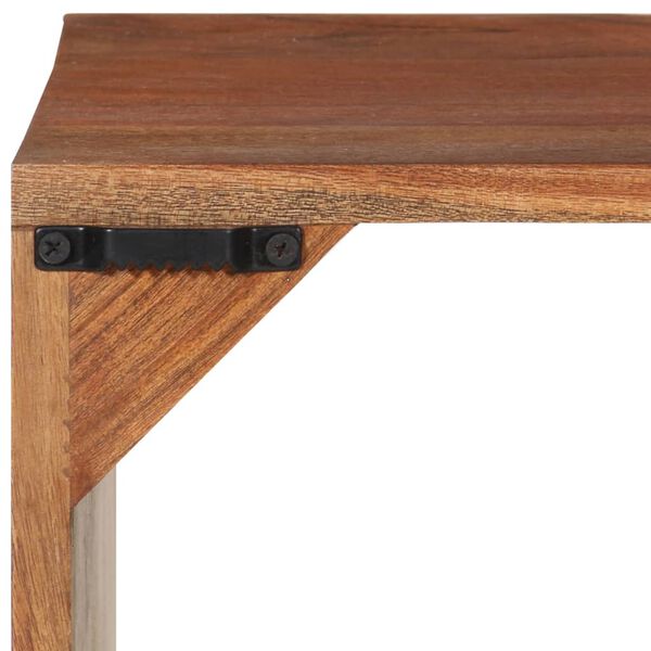 vidaXL &Eacute;tag&egrave;re murale 40x30x40 cm Bois d'acacia solide