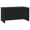 vidaXL Table basse noir 102x55,5x52,5 cm bois d'ing&eacute;nierie