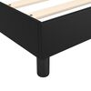 vidaXL Sommier à lattes de lit et matelas noir 100x203cm XL similicuir