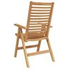 vidaXL Chaise de jardin 4 pcs Marron 52 x 64,5 x 108 cm