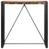 vidaXL Table de bar 110x60x110 cm Bois massif de r&eacute;cup&eacute;ration