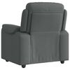 vidaXL Fauteuil inclinable Gris fonc&eacute; Tissu