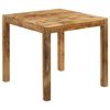 vidaXL Table &agrave; manger Bois de manguier massif 82x80x76 cm