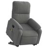 vidaXL Fauteuil inclinable de massage électrique gris foncé