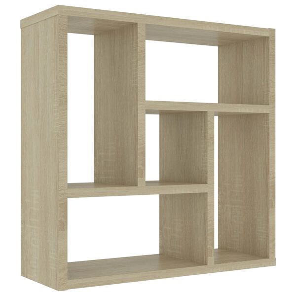 vidaXL &Eacute;tag&egrave;re murale Ch&ecirc;ne sonoma 45,1x16x45,1 cm Bois d&rsquo;ing&eacute;nierie