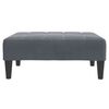 vidaXL Repose-pied gris foncé 77x55x31 cm velours