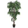 vidaXL Manguier artificiel 900 feuilles 180 cm vert