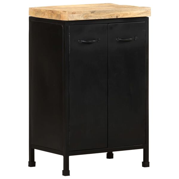 vidaXL Buffet 47x35x76 cm Bois de manguier brut