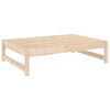 vidaXL Repose-pied de jardin 120x80 cm bois de pin massif