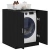 vidaXL Cabinet pour lave-linge Ch&ecirc;ne noir 70,5 x 71,5 x 91,5 cm