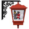 vidaXL Lampe murale de No&euml;l lumi&egrave;res LED et P&egrave;re No&euml;l Rouge 40x27x45cm