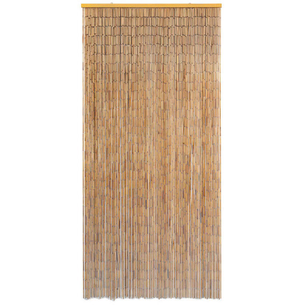 vidaXL Rideau de porte Bambou 90 x 200 cm
