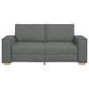 vidaXL Canap&eacute; 2 places Gris fonc&eacute; 180x78x84 cm Tissu
