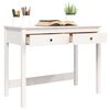 vidaXL Bureau avec tiroirs Blanc 100x50x78 cm Bois massif de pin